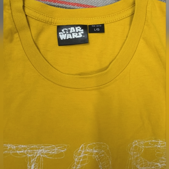Yellow Star Wars Tee - Picture 2 of 2